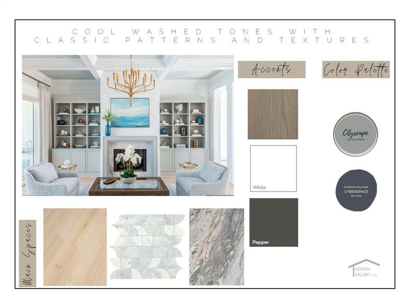 Santorini Design package- all materials subject to change depending on availability.