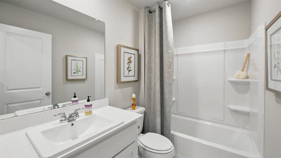 Furnished interior view inside a new home in The Hills at Reunion, Newark (Image 28).