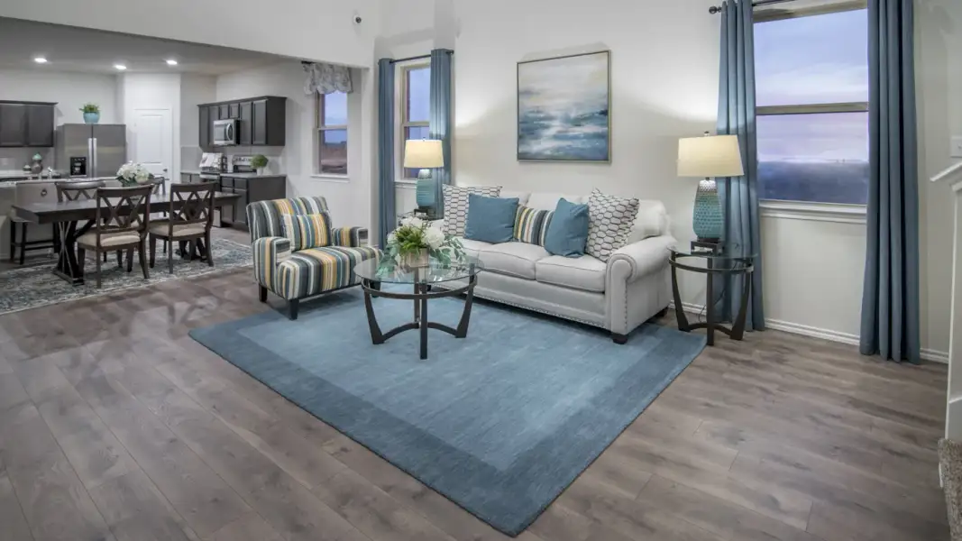 Furnished interior view inside a new home in Wildcat Ranch, Crandall (Image 14).