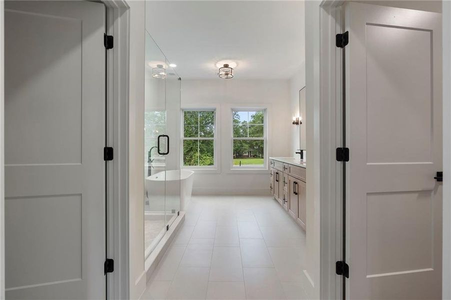 Furnished interior view inside a new home in , Hiram (Image 14).