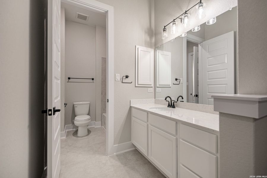 Furnished interior view inside a new home in Caliza Reserve, Boerne (Image 15). Furnished interior view inside a new home in Caliza Reserve, Boerne (Image 15).