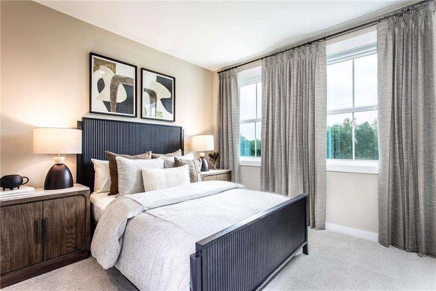 Furnished interior view inside a new home in The Paddocks at Doc Hughes, Buford (Image 33).