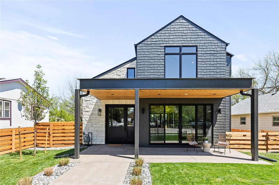 Front exterior of a new home in , Louisville, CO, highlighting curb appeal (Image 17).
