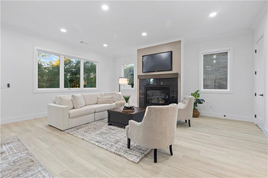 Furnished interior view inside a new home in , Lawrenceville (Image 33).