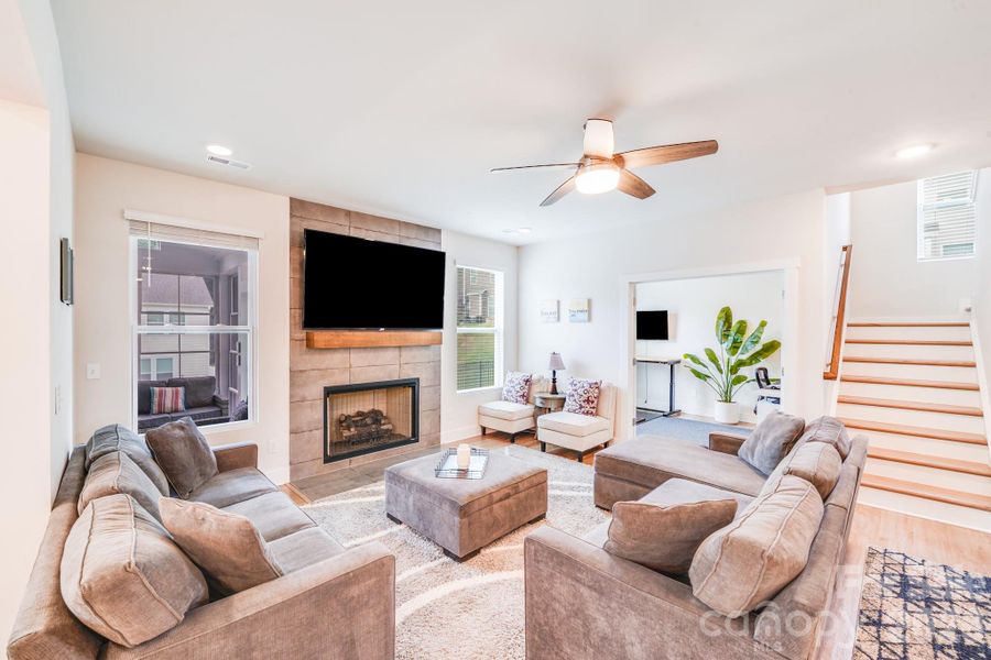 Furnished interior view inside a new home in , Charlotte (Image 15). Furnished interior view inside a new home in , Charlotte (Image 15).