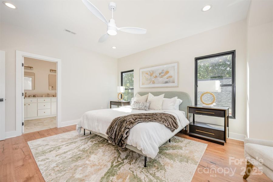 Furnished interior view inside a new home in , Charlotte (Image 39).