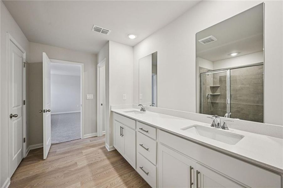 Furnished interior view inside a new home in Parkside at Grayson, Grayson (Image 18). Furnished interior view inside a new home in Parkside at Grayson, Grayson (Image 18).