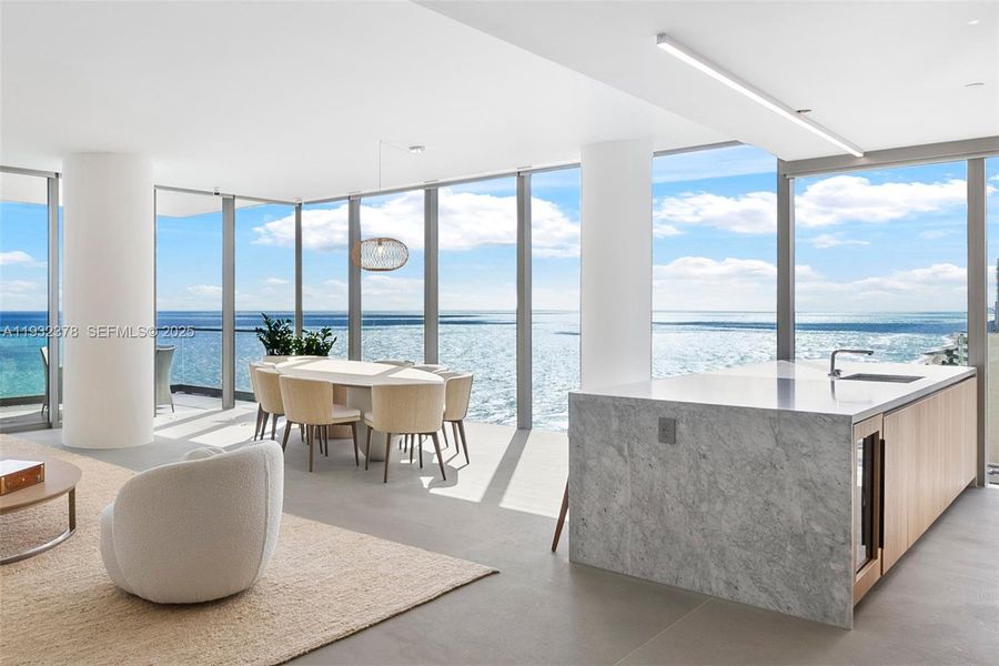 Furnished interior view inside a new home in , Hallandale Beach (Image 7).