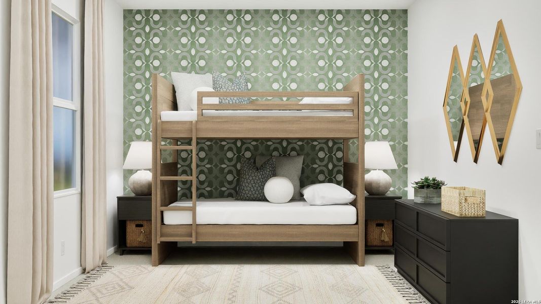 Furnished interior view inside a new home in Summerlin, San Antonio (Image 17).