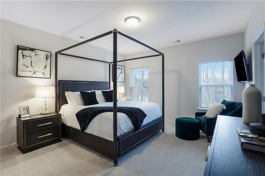 Furnished interior view inside a new home in , Sugar Hill (Image 5).