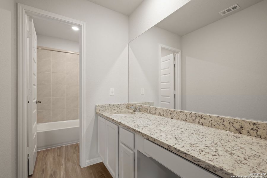 Furnished interior view inside a new home in Applewhite Meadows, San Antonio (Image 6). Furnished interior view inside a new home in Applewhite Meadows, San Antonio (Image 6).