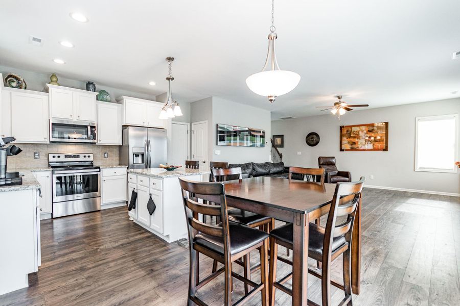 Representative furnished interior of a home built from the Palmer by RiverWILD Homes in Riverwood Ranch, Clayton (Image 13).