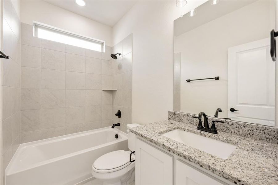 Furnished interior view inside a new home in Hunters Ridge, Crowley (Image 6).