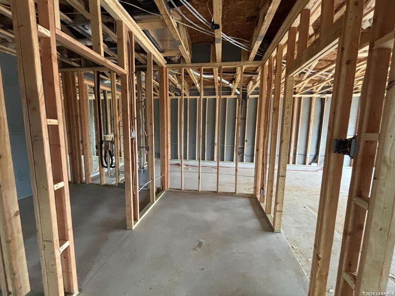 In-progress construction of a new home in , Schertz, TX (Image 14).