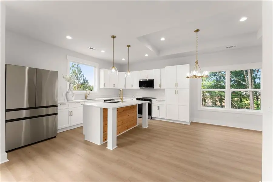Furnished interior view inside a new home in , Buford (Image 12).