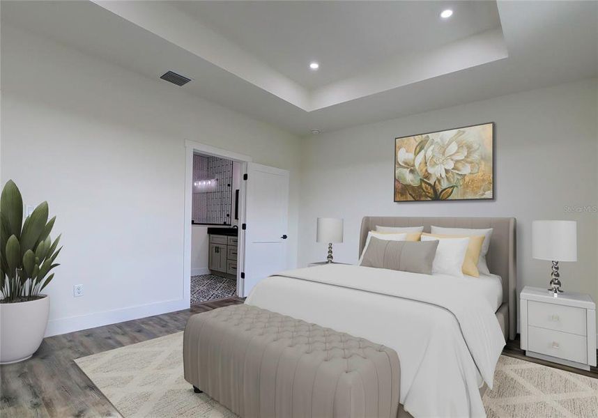 Furnished interior view inside a new home in , Tampa (Image 3).