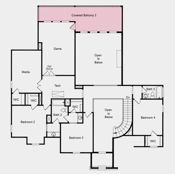 Additional Highlights Include: Covered upstairs balcony, covered patio, sliding door at great room, mud-set shower at bath 4, 8' interior doors at second floor, and drop-in tub at primary bath. Additional Highlights Include: Covered upstairs balcony, covered patio, sliding door at great room, mud-set shower at bath 4, 8' interior doors at second floor, and drop-in tub at primary bath.