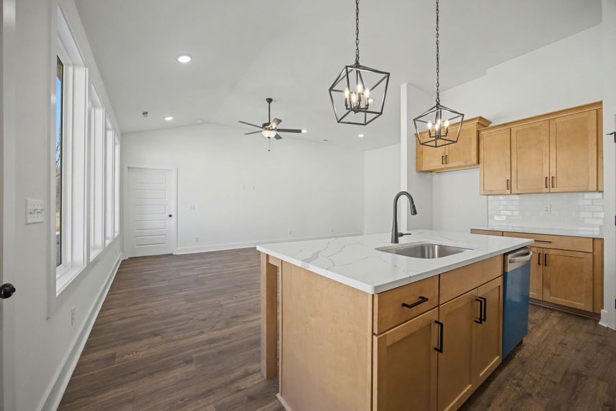 Representative furnished interior of a home built from the Devonshire by Parkside Builders in Givens Park, Chattanooga (Image 16).