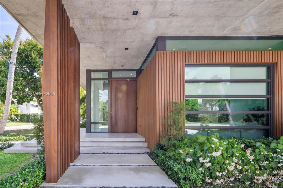 Exterior details and patio area of a home in , Miami Shores (Image 29). Exterior details and patio area of a home in , Miami Shores (Image 29).