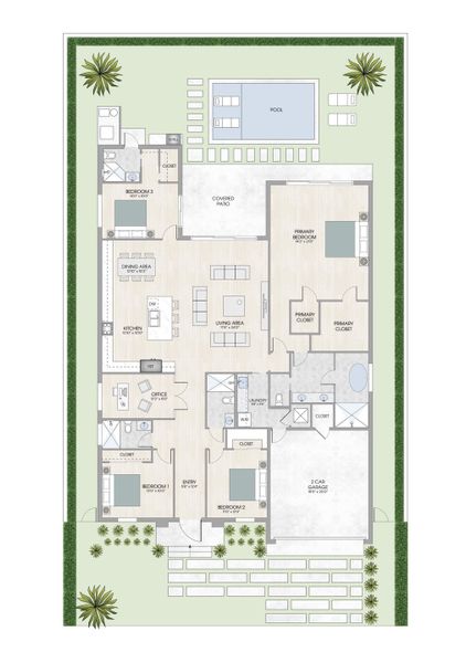 DISCLAIMER: All renderings, site plans, simulated views, floor plans, graphic images, drawings and all other information depicted are illustrative, and are provided to assist in visualizing the home and the Project and may not be accurately depicted and may be changed at any time.