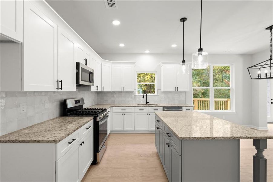 Furnished interior view inside a new home in , Austell (Image 8).