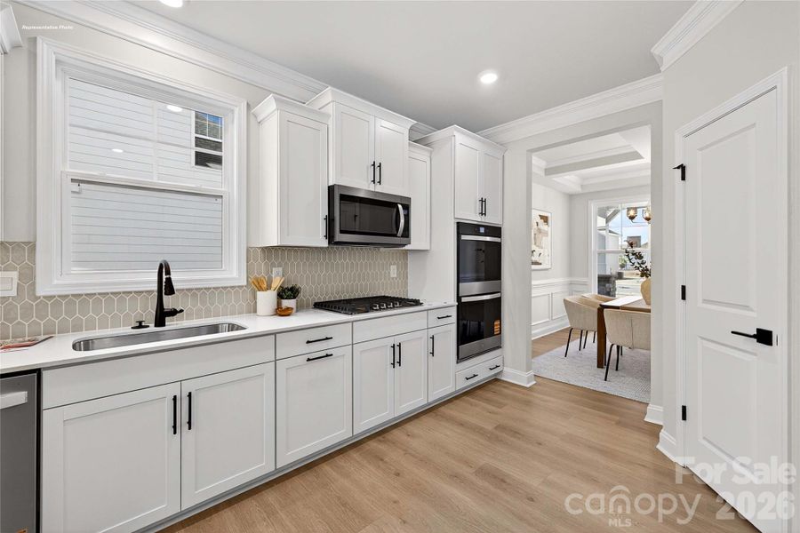 Furnished interior view inside a new home in Oak Grove Hill, Huntersville (Image 8).