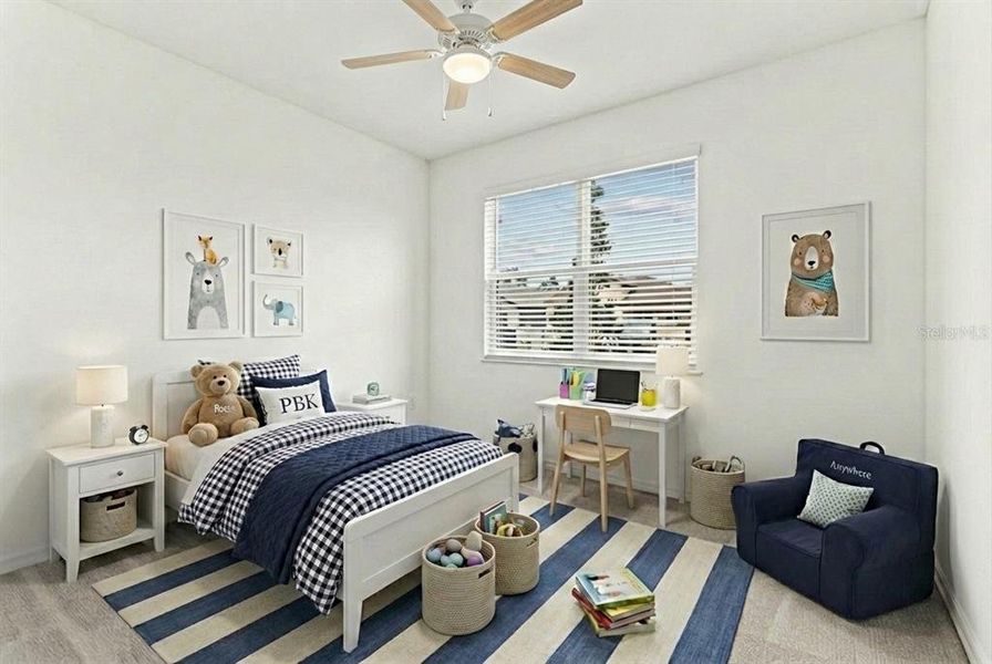 Furnished interior view inside a new home in Isles at Bayview, Parrish (Image 3).