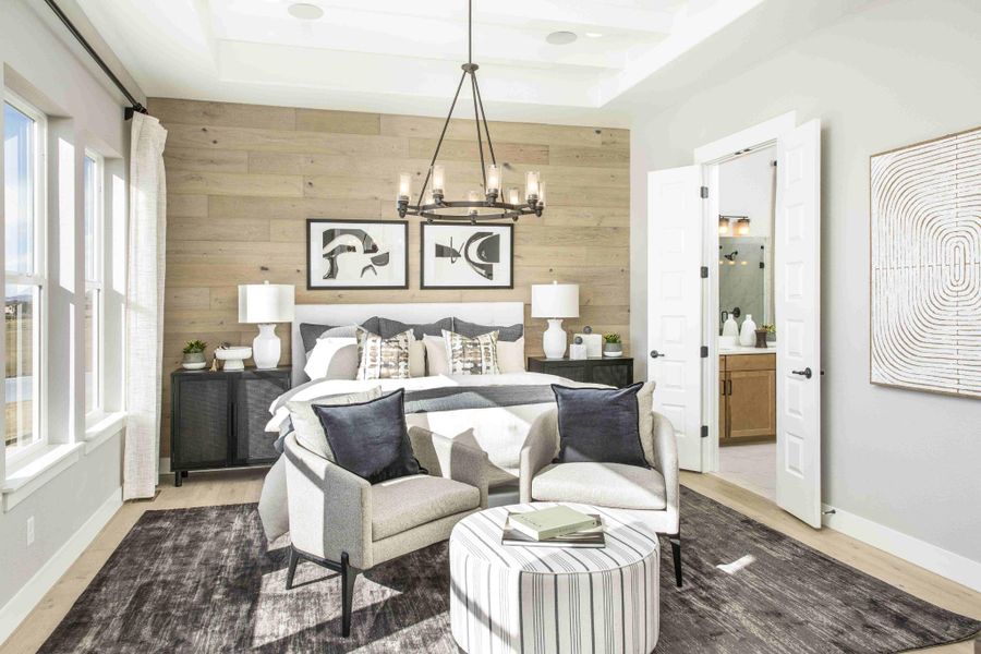 Plan C652 Primary Bedroom Photo by American Legend Homes