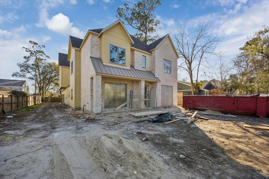 In-progress construction of a new home in , Houston, TX (Image 7).