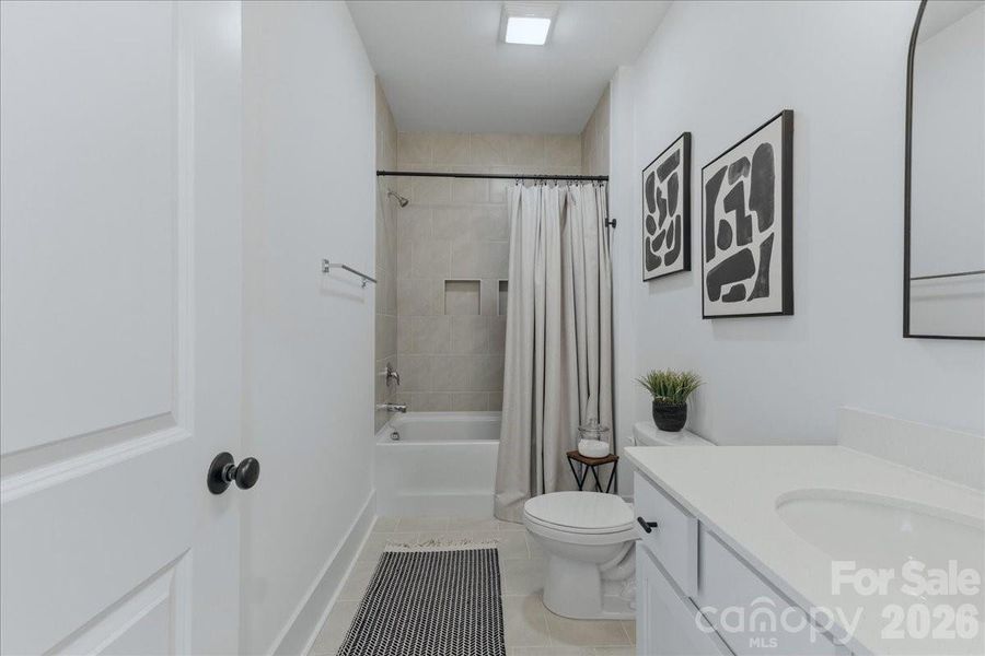 Furnished interior view inside a new home in , Charlotte (Image 14). Furnished interior view inside a new home in , Charlotte (Image 14).