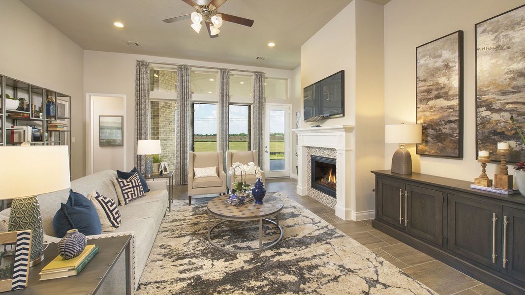 Furnished interior view inside a new home in Jordan Ranch, Fulshear (Image 13).