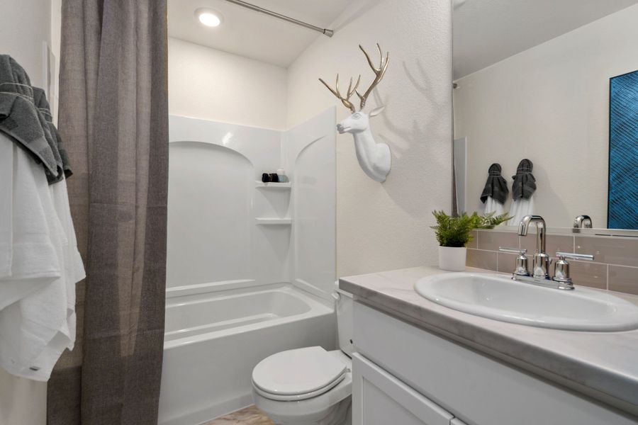 Representative furnished interior of a home built from the Lindon by Baessler Homes in Union Colony West, Evans (Image 25).
