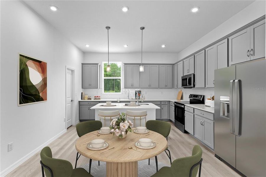 Furnished interior view inside a new home in , Westchase (Image 19).