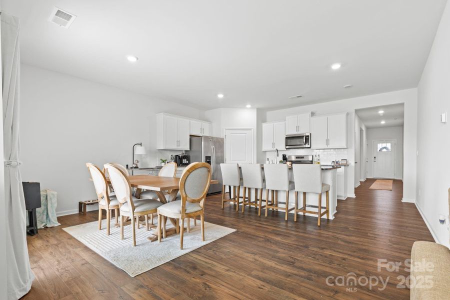 Furnished interior view inside a new home in Secrest Commons, Monroe (Image 7).