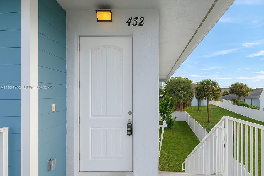 Exterior details and patio area of a home in , West Palm Beach (Image 2).