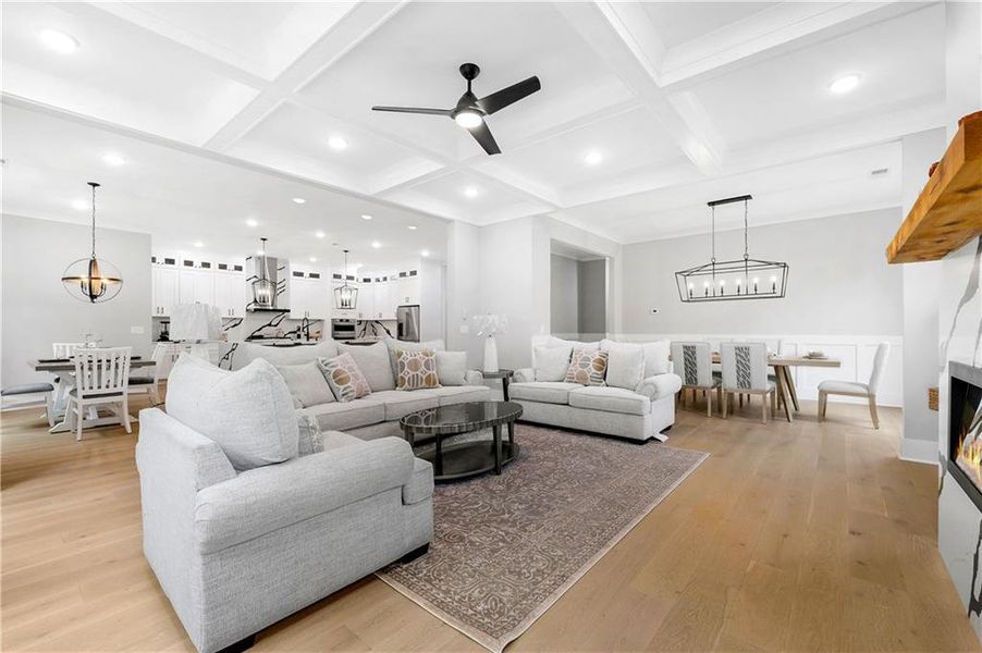 Furnished interior view inside a new home in , Brookhaven (Image 18).