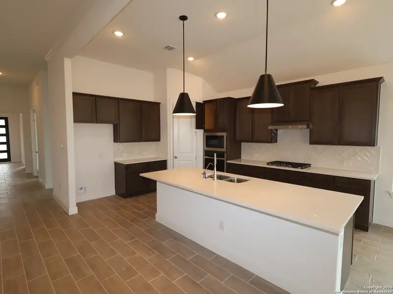 Furnished interior view inside a new home in Preserve at Annabelle Ranch, San Antonio (Image 6).
