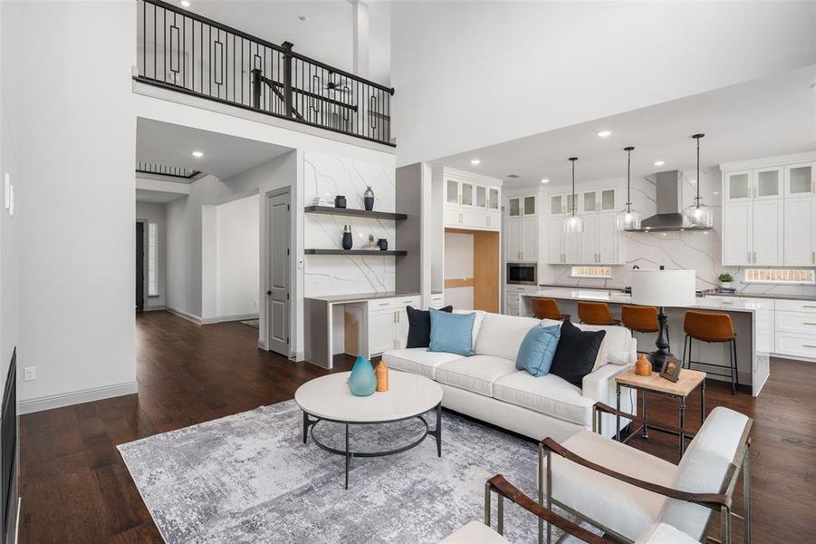 Furnished interior view inside a new home in , Frisco (Image 10).