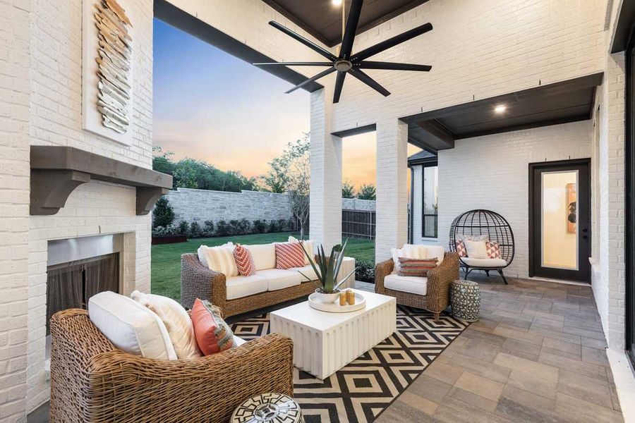 Representative Patio - some options shown Representative Patio - some options shown