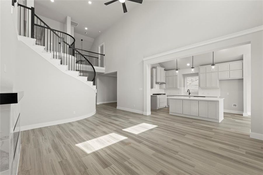 Furnished interior view inside a new home in Brookfield, Melissa (Image 11). Furnished interior view inside a new home in Brookfield, Melissa (Image 11).