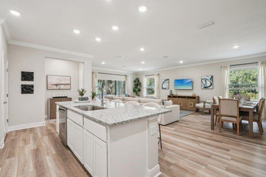 Furnished interior view inside a new home in Benton Hills, Brooksville (Image 10).