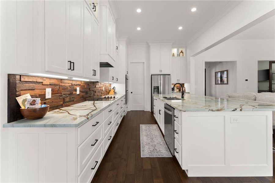 Furnished interior view inside a new home in , Cleveland (Image 7).