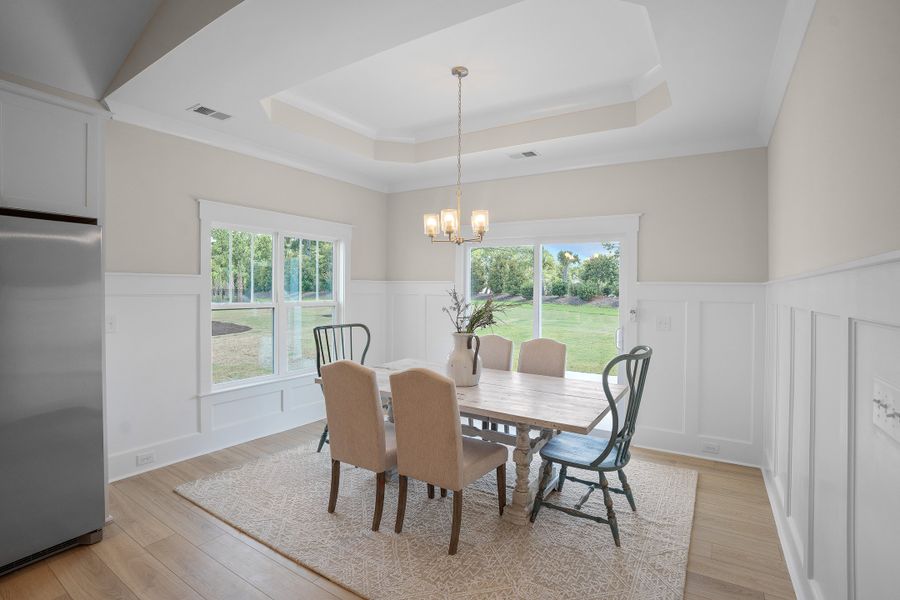 Representative furnished interior of a home built from the Claremont by Bill Clark Homes in Sidbury Landing, Wilmington (Image 13).