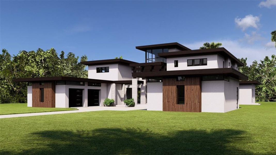 Front exterior of a new home in , Odessa, FL, highlighting curb appeal (Image 17). Front exterior of a new home in , Odessa, FL, highlighting curb appeal (Image 17).