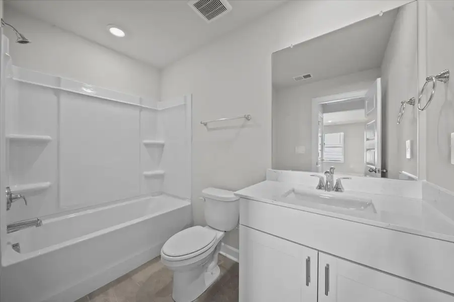 Furnished interior view inside a new home in Village at White Pine, Pendleton (Image 9). Furnished interior view inside a new home in Village at White Pine, Pendleton (Image 9).