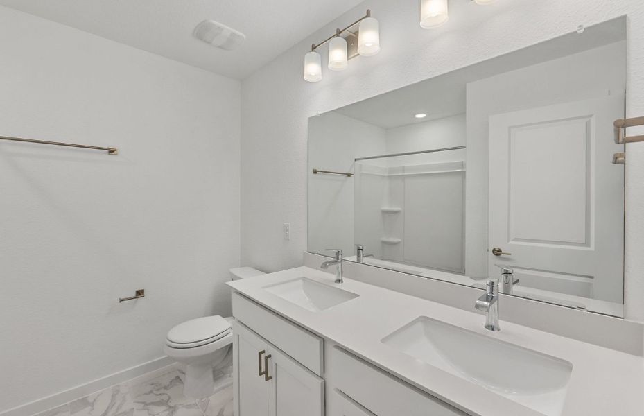 Furnished interior view inside a new home in Monarch on Main, Round Rock (Image 3). Furnished interior view inside a new home in Monarch on Main, Round Rock (Image 3).