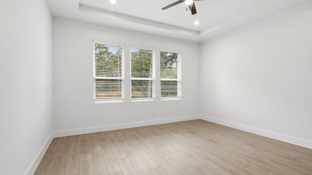 Representative unfurnished interior of a home built from the Amalfi by D.R. Horton in Butlers Bend Estates, Pinehurst (Image 21).