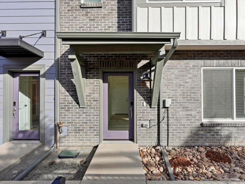 Exterior details and patio area of a home in Three Hills, Morrison (Image 3). Exterior details and patio area of a home in Three Hills, Morrison (Image 3).