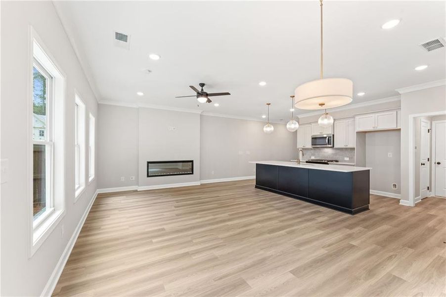 Spacious, unfurnished interior of a new home in River Walk Place, Lawrenceville (Image 19).