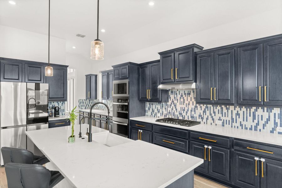 Furnished interior view inside a new home in Santa Rita Ranch, Liberty Hill (Image 5).